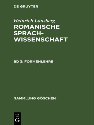 cover image of Formenlehre